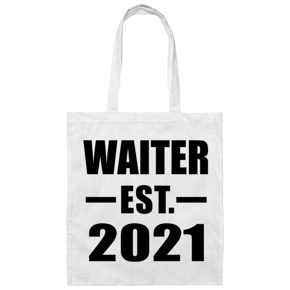 Waiter Established EST. 2021 - Tote Bag White