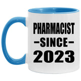 Pharmacist Since 2023 - 11oz Accent Mug Blue