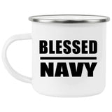 Blessed Navy - 12oz Camping Mug