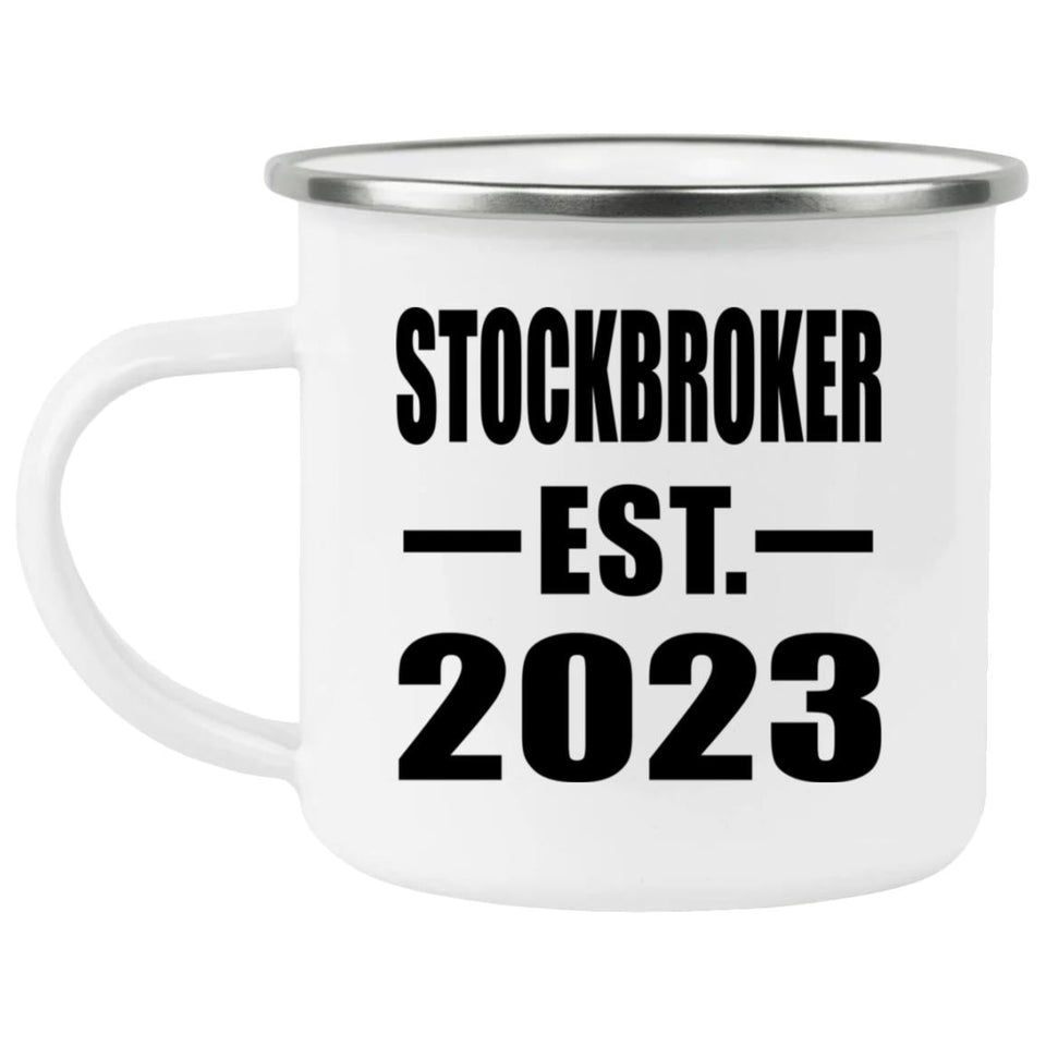 Stockbroker Established EST. 2023 - 12oz Camping Mug