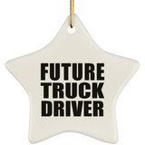 Future Truck Driver - Star Ornament