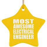 Most Awesome Electrical Engineer - Star Ornament