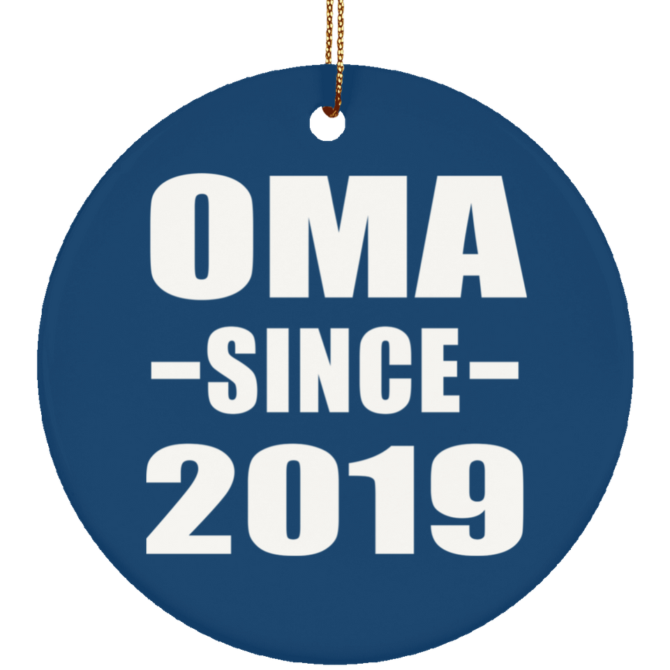 Oma Since 2019 - Circle Ornament