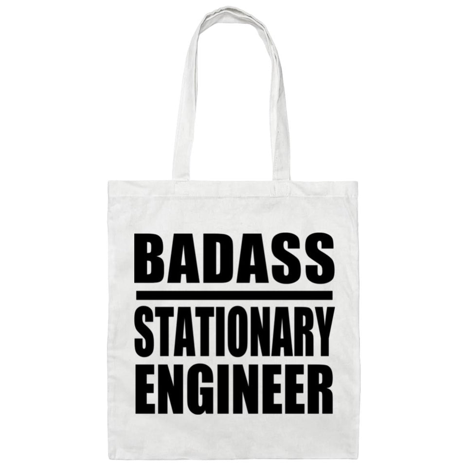 Badass Stationary Engineer - Tote Bag White