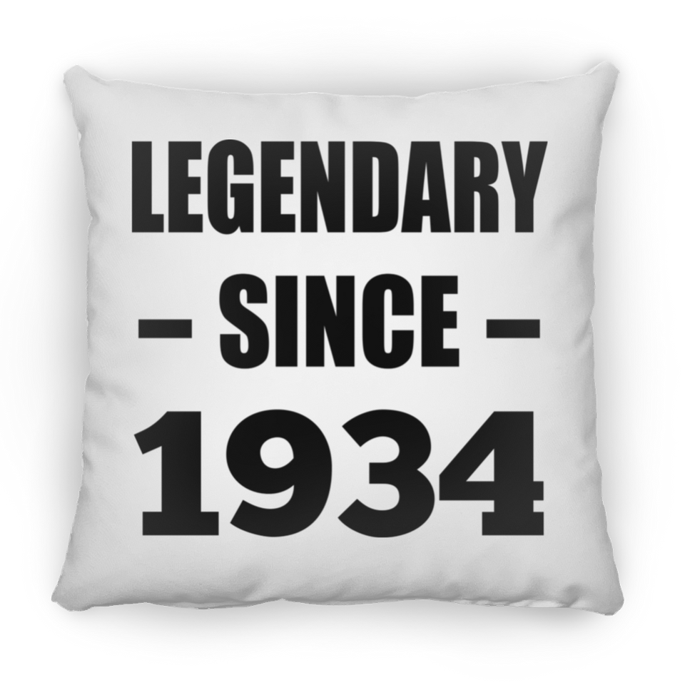 90th Birthday Legendary Since 1934 - Throw Pillow