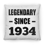 90th Birthday Legendary Since 1934 - Throw Pillow