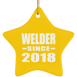 Welder Since 2018 - Star Ornament