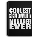 Coolest Social Community Manager Ever - Canvas Portrait