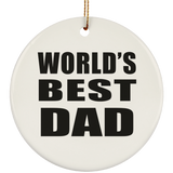 World's Best Dad - Circle Ornament