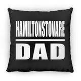 Hamiltonstovare Dad - Throw Pillow Black