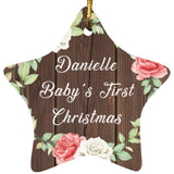 Danielle Baby's First Christmas - Star Ornament A