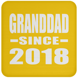Granddad Since 2018 - Drink Coaster
