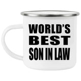 World's Best Son In Law - 12oz Camping Mug