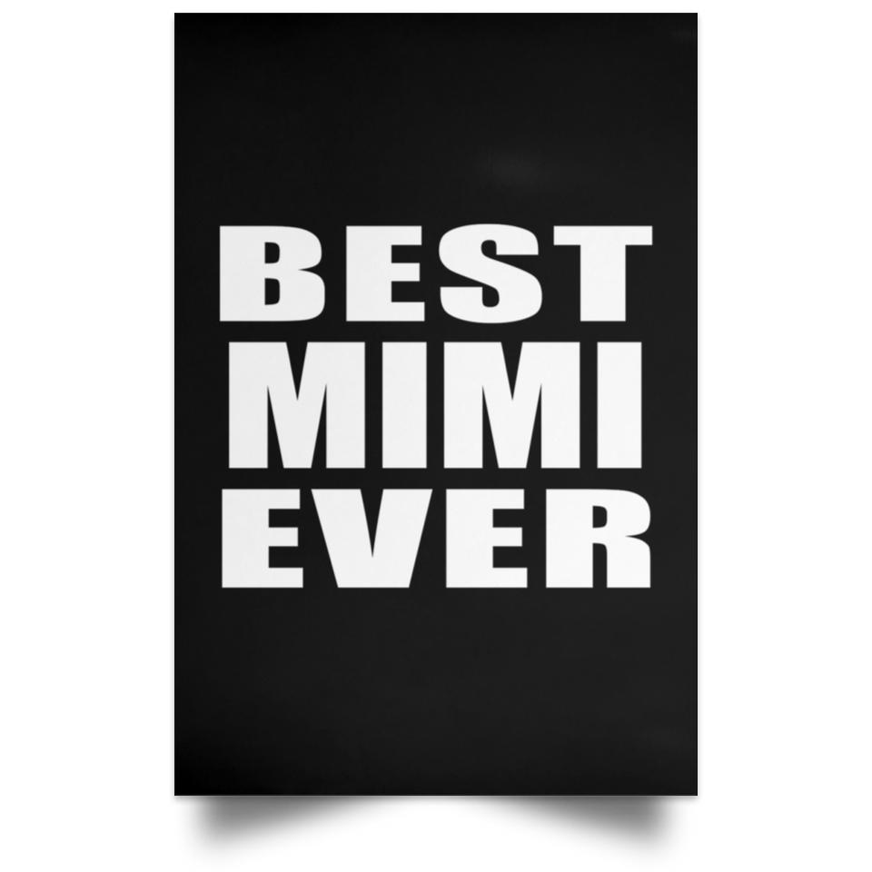 Best Mimi Ever - Poster Portrait