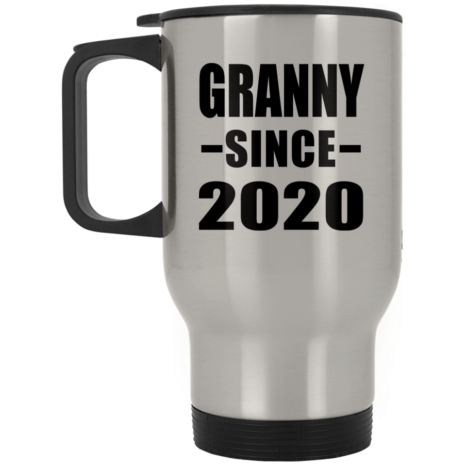 Granny Since 2020 - Silver Travel Mug