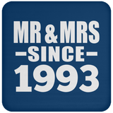 31st Anniversary Mr & Mrs Since 1993 - Drink Coaster