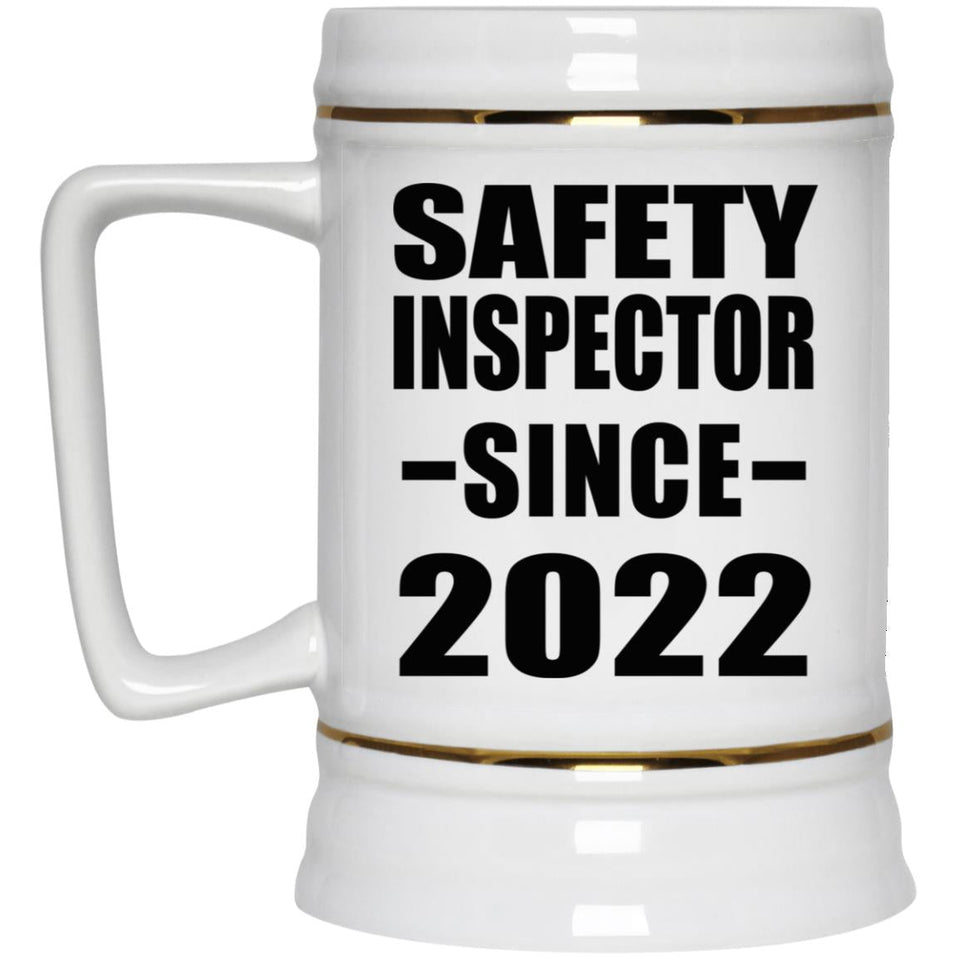 Safety Inspector Since 2022 - Beer Stein