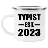 Typist Established EST. 2023 - 12oz Camping Mug