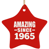 59th Birthday Amazing Since 1965 - Star Ornament
