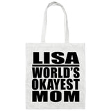 Lisa World's Okayest Mom - Tote Bag White