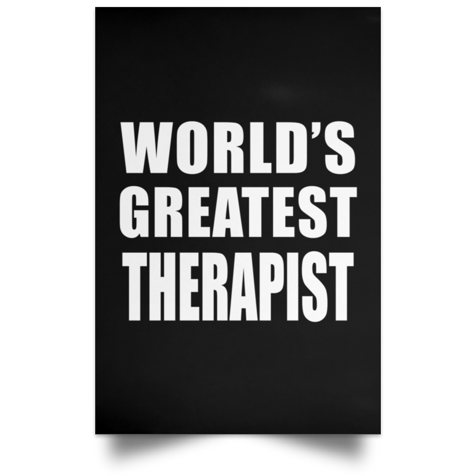 World's Greatest Therapist - Poster Portrait