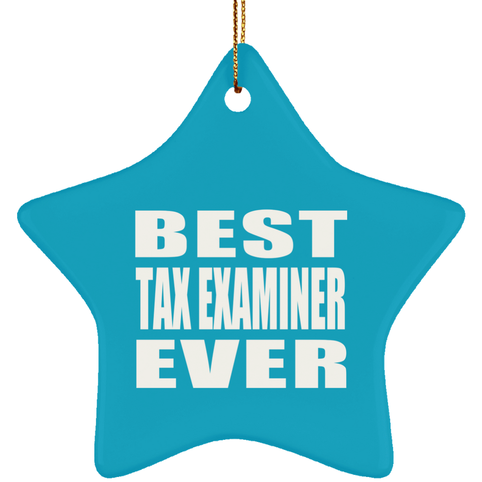 Best Tax Examiner Ever - Star Ornament
