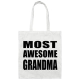 Most Awesome Grandma - Tote Bag White