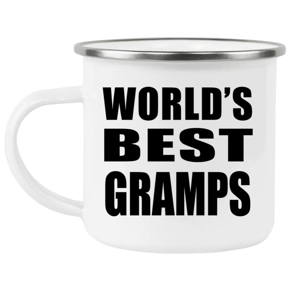 World's Best Gramps - 12oz Camping Mug