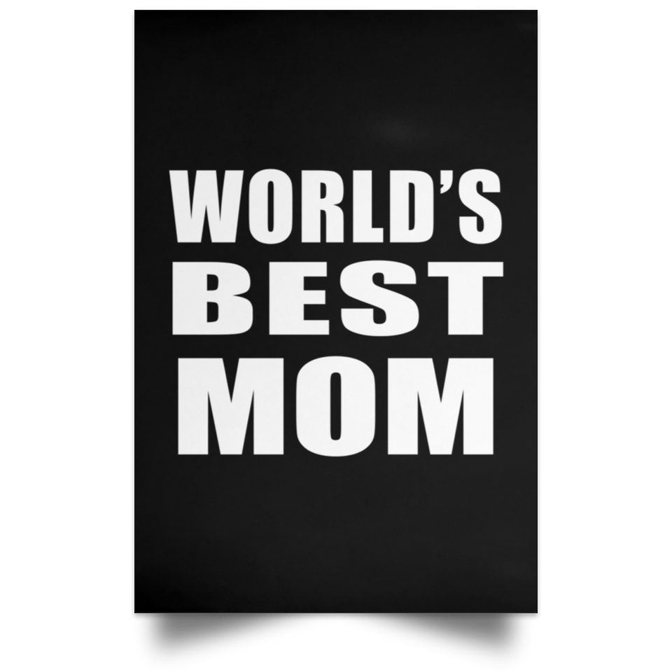 World's Best Mom - Poster Portrait
