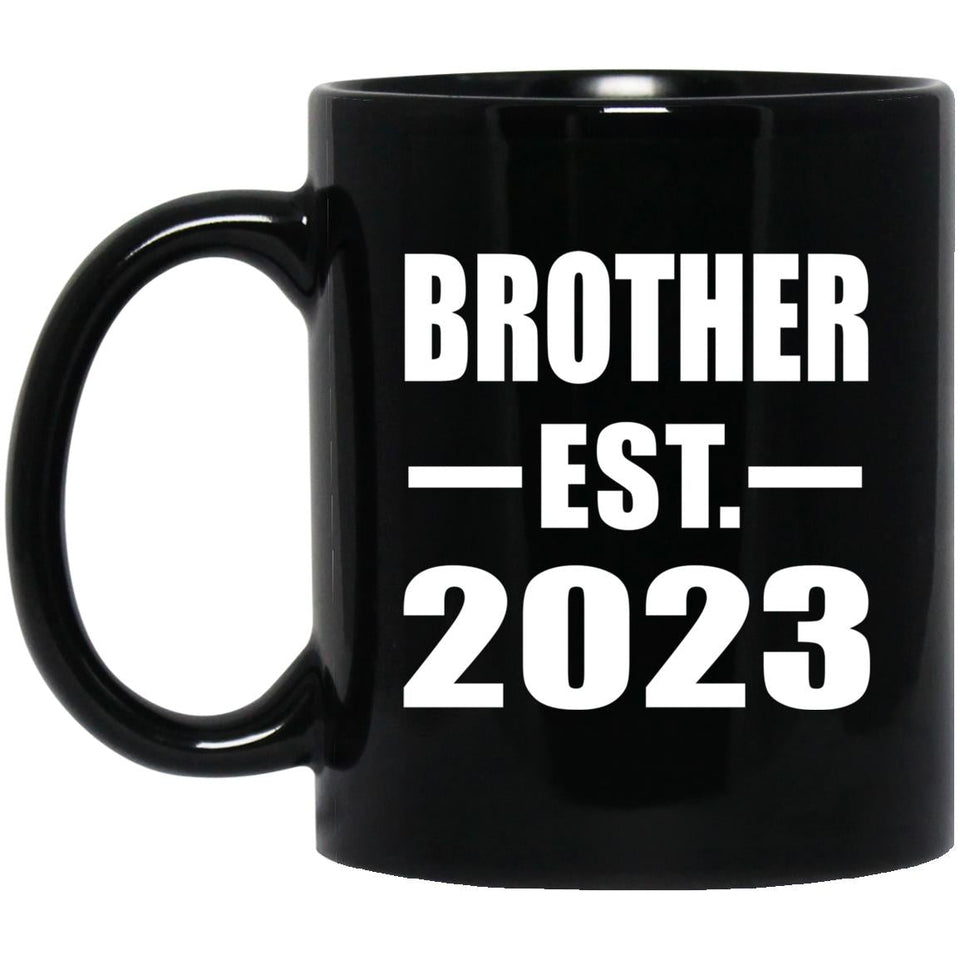 Brother Established EST. 2023 - 11oz Coffee Mug Black