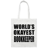 World's Okayest Bookkeeper - Tote Bag White