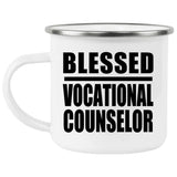 Blessed Vocational Counselor - 12oz Camping Mug