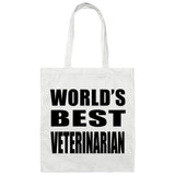 World's Best Veterinarian - Tote Bag White