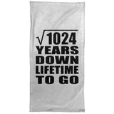 32nd Anniversary Square Root of 1024 Years Lifetime To Go - Hand Towel