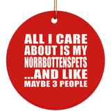 All I Care About Is My Norrbottenspets - Circle Ornament