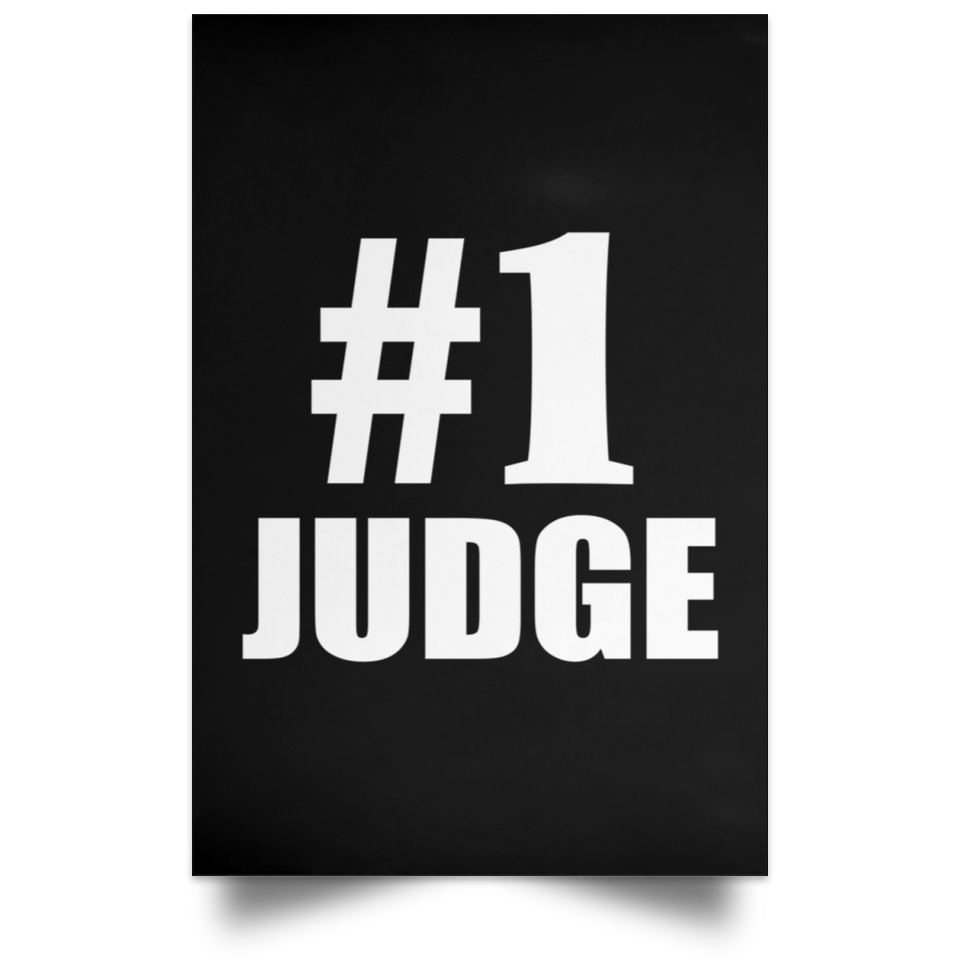Number One #1 Judge - Poster Portrait