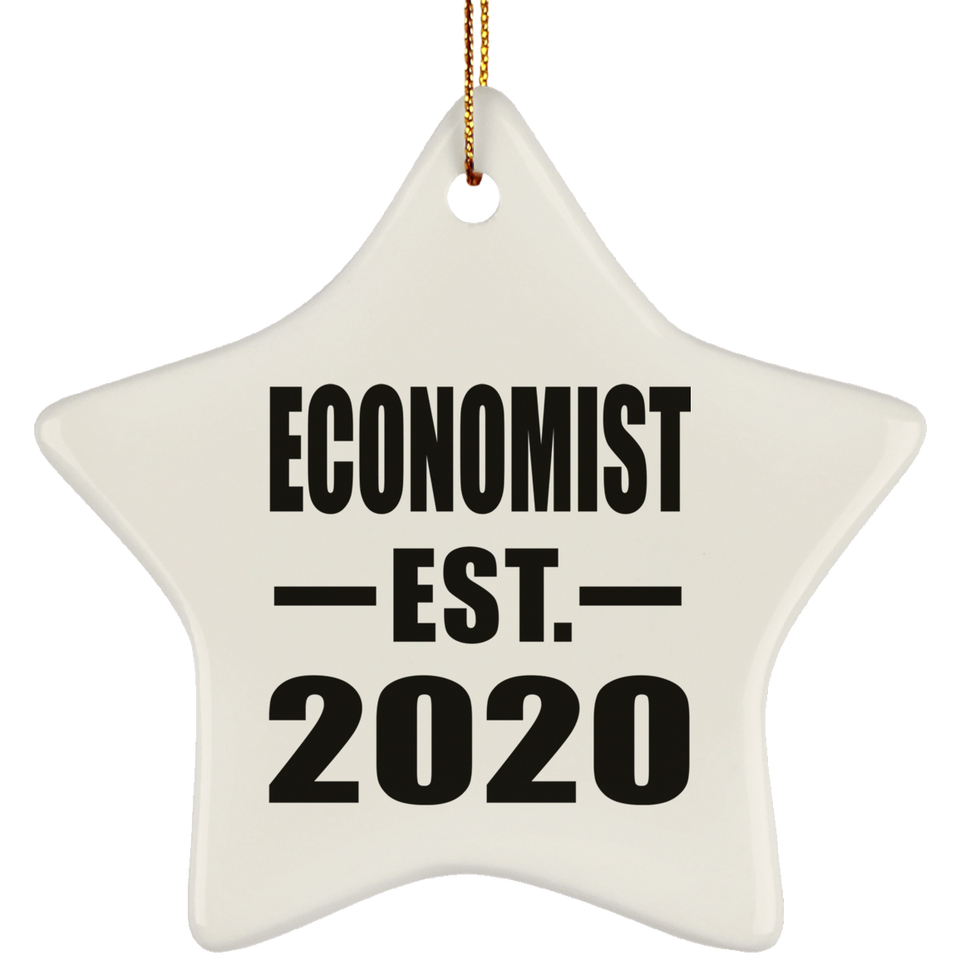 Economist Established EST. 2020 - Star Ornament