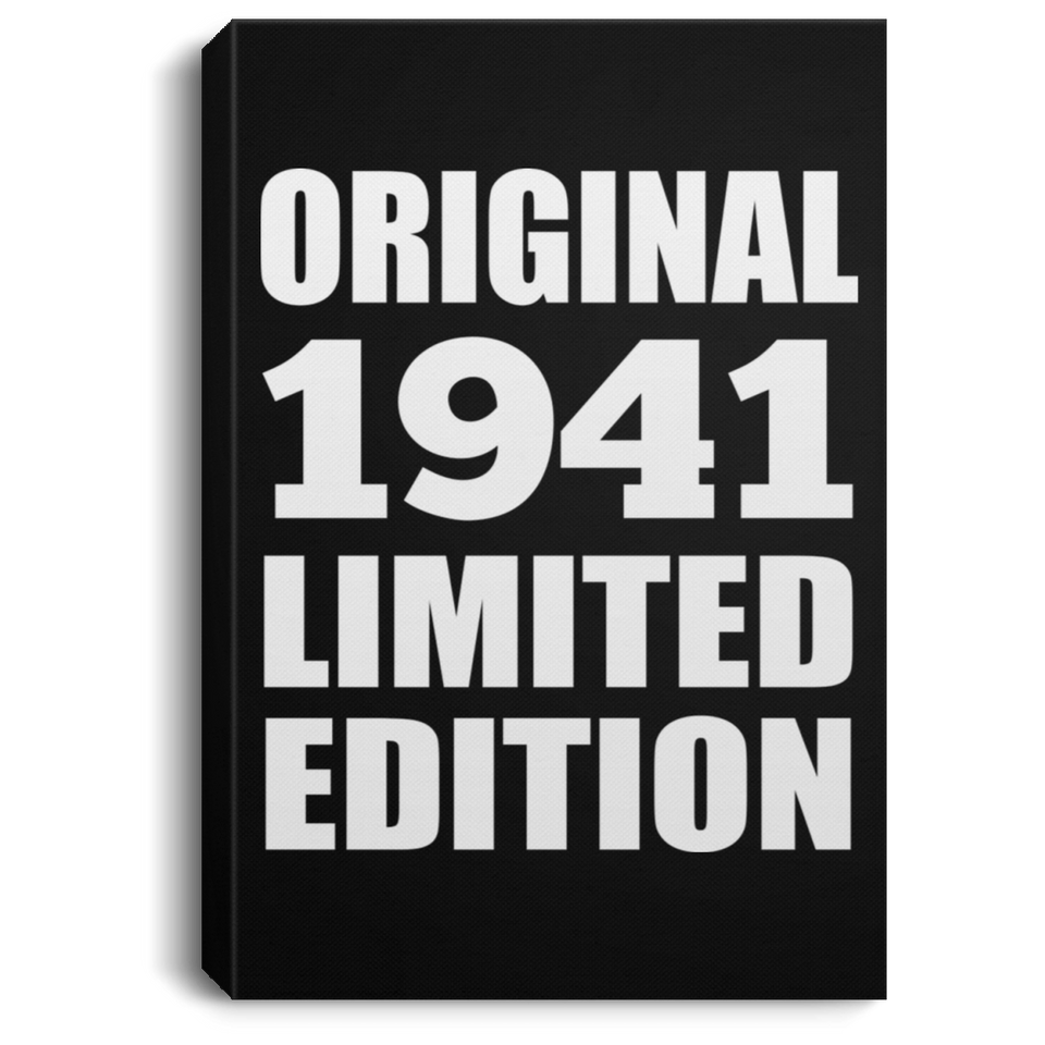 83rd Birthday Original 1941 Limited Edition - Canvas Portrait