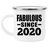 4th Birthday Fabulous Since 2020 - 12oz Camping Mug