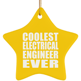Coolest Electrical Engineer Ever - Star Ornament