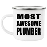 Most Awesome Plumber - 12oz Camping Mug