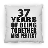 37th Anniversary 37 Years Of Being Mrs Perfect - Throw Pillow