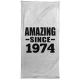50th Birthday Amazing Since 1974 - Hand Towel