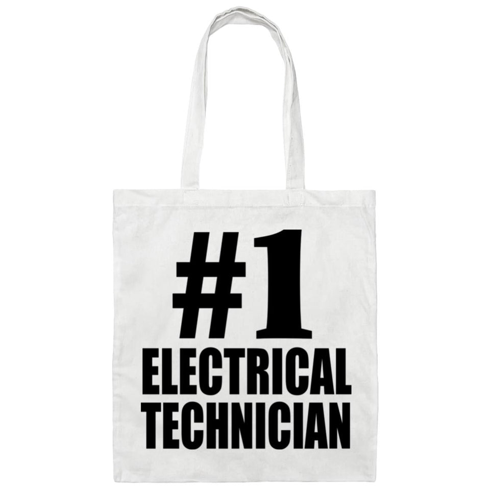 Number One #1 Electrical Technician - Tote Bag White