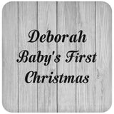 Deborah Baby's First Christmas - Drink Coaster F