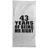 43rd Anniversary 43 Years Of Being Mr Right - Hand Towel