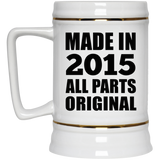 9th Birthday Made in 2015 All Parts Original - Beer Stein
