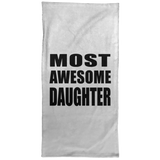Most Awesome Daughter - Hand Towel