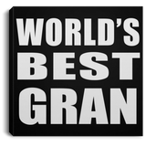 World's Best Gran - Canvas Square