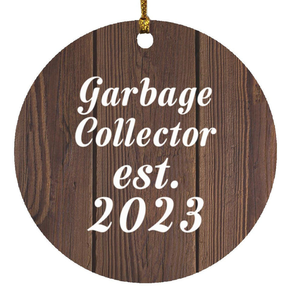 Garbage Collector Established Est. 2023 - Circle Ornament D